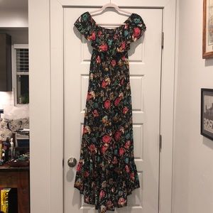 Floral Sundance catalog dress